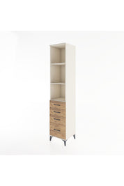 Hyperion Dolap 3 Raflı 4 Çekmeceli 44x44x221 - S61M087V3B