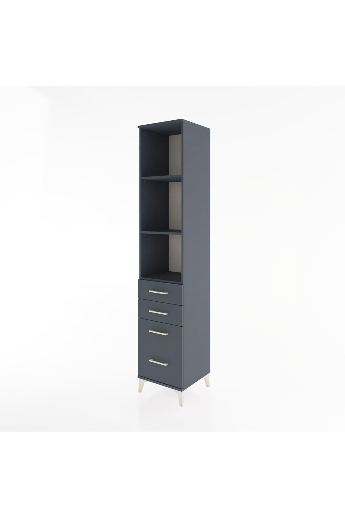 Hyperion Dolap 3 Raflı 4 Çekmeceli 44x44x221 - S61M087V5B