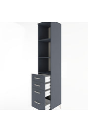 Hyperion Dolap 3 Raflı 4 Çekmeceli 44x44x221 - S61M087V5B