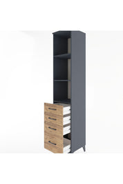 Hyperion Dolap 3 Raflı 4 Çekmeceli 44x44x221 - S61M087V6B