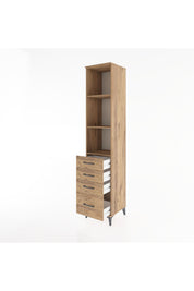 Hyperion Dolap 3 Raflı 4 Çekmeceli 44x44x221 - S61M087V9B