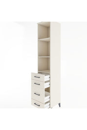 Hyperion Dolap 3 Raflı 4 Çekmeceli 44x44x221 - S61M088V1B