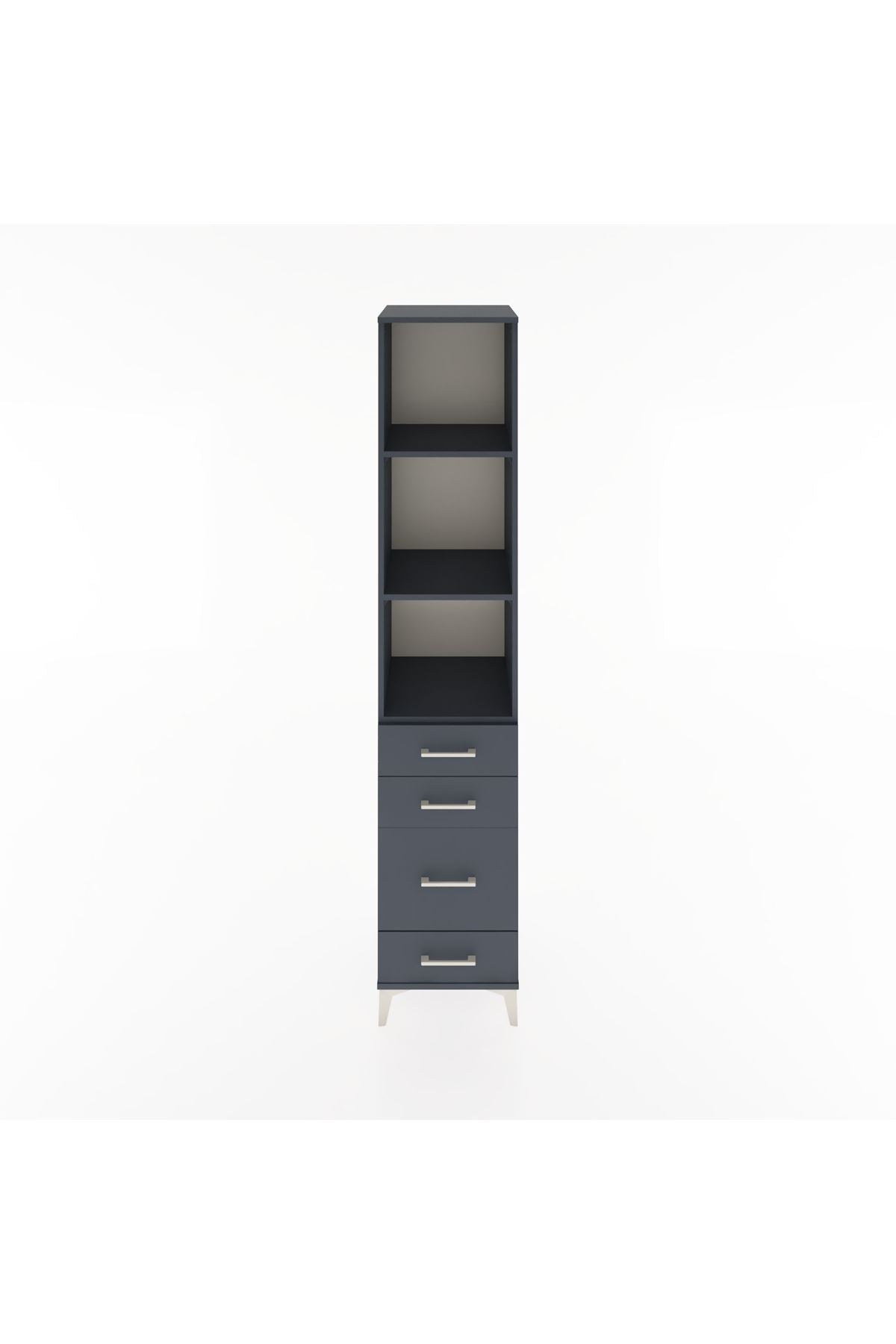 Hyperion Dolap 3 Raflı 4 Çekmeceli 44x44x221 - S61M088V5B