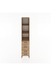 Hyperion Dolap 3 Raflı 4 Çekmeceli 44x44x221 - S61M089V9B
