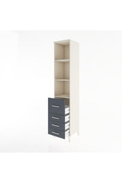 Hyperion Dolap 3 Raflı 4 Çekmeceli 44x44x221 - S61M090V2B