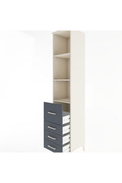 Hyperion Dolap 3 Raflı 4 Çekmeceli 44x44x221 - S61M090V2B