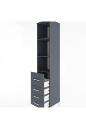 Hyperion Dolap 3 Raflı 4 Çekmeceli 44x44x221 - S61M090V5B