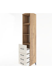 Hyperion Dolap 3 Raflı 4 Çekmeceli 44x44x221 - S61M090V7B