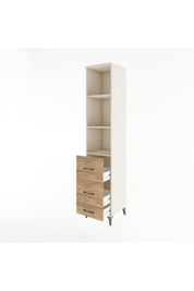 Hyperion Dolap 3 Raflı 3 Çekmeceli 44x44x221 - S61M091V3B