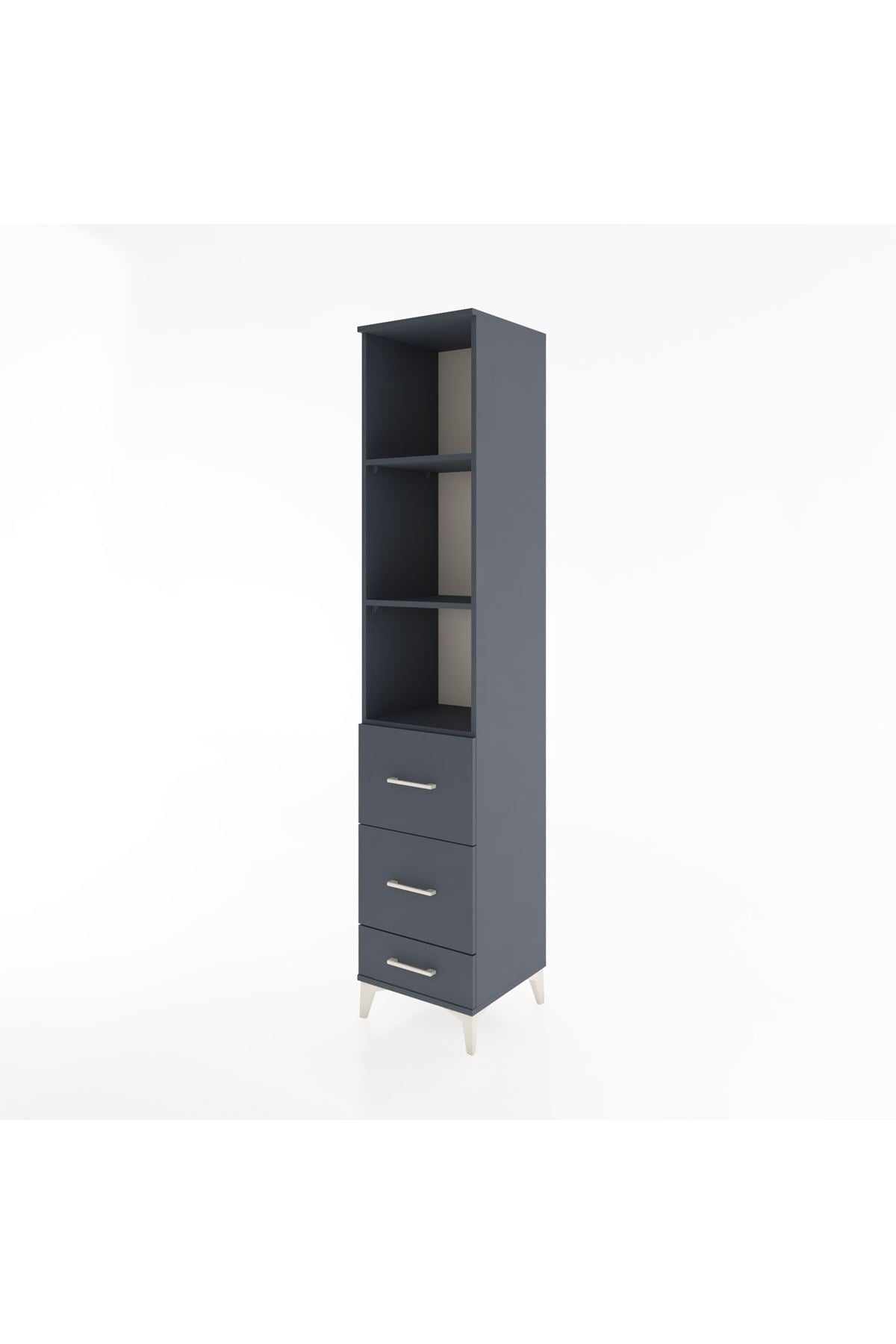 Hyperion Dolap 3 Raflı 3 Çekmeceli 44x44x221 - S61M091V5B