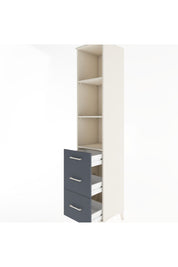 Hyperion Dolap 3 Raflı 3 Çekmeceli 44x44x221 - S61M093V2B