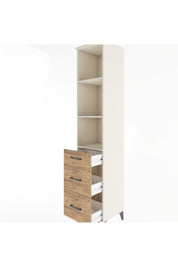 Hyperion Dolap 3 Raflı 3 Çekmeceli 44x44x221 - S61M093V3B