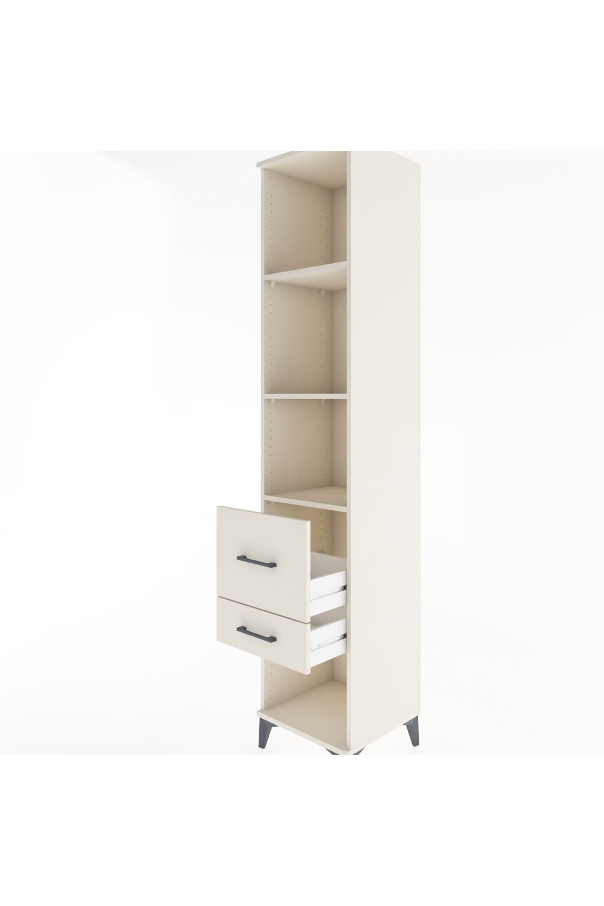 Hyperion Dolap 3 Raflı 2 Çekmeceli 44x44x221 - S61M095V1B