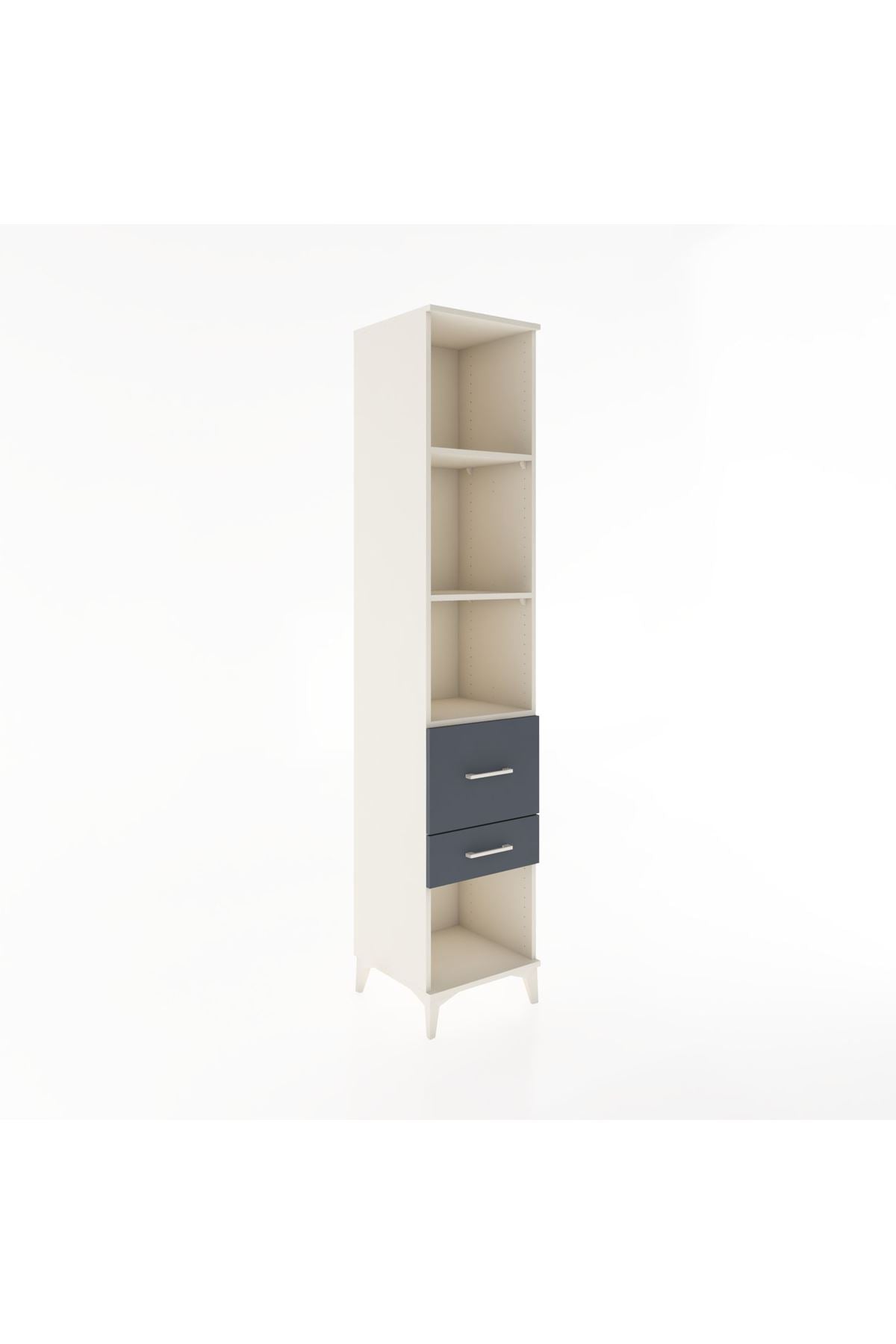Hyperion Dolap 3 Raflı 2 Çekmeceli 44x44x221 - S61M095V2B