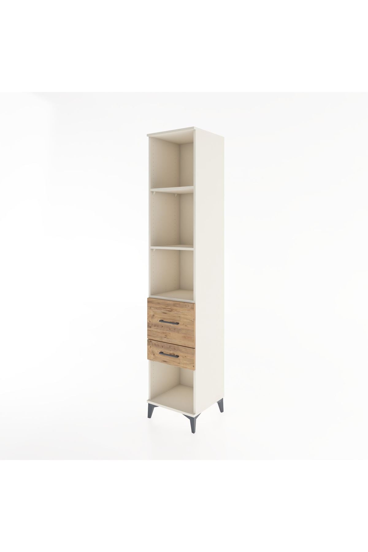 Hyperion Dolap 3 Raflı 2 Çekmeceli 44x44x221 - S61M095V3B