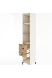 Hyperion Dolap 3 Raflı 2 Çekmeceli 44x44x221 - S61M095V3B
