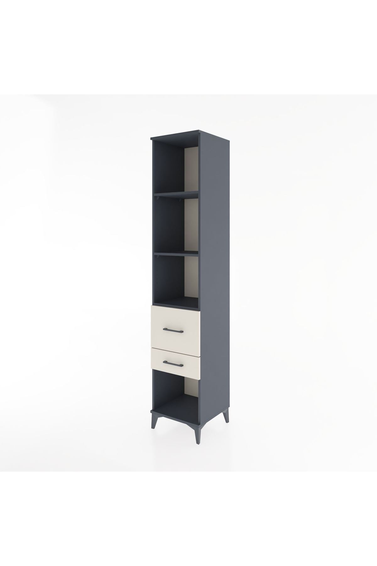 Hyperion Dolap 3 Raflı 2 Çekmeceli 44x44x221 - S61M095V4B