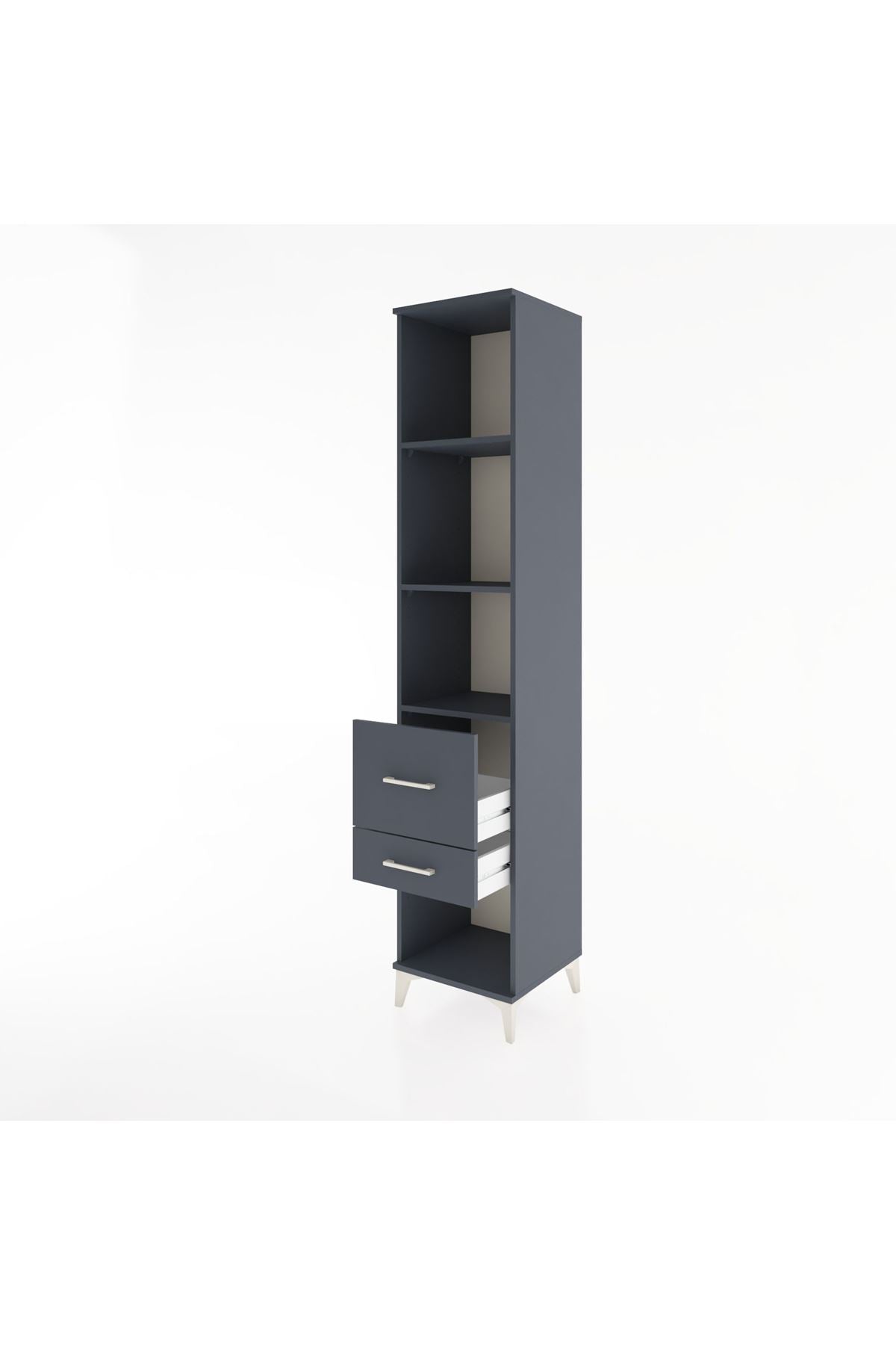 Hyperion Dolap 3 Raflı 2 Çekmeceli 44x44x221 - S61M095V5B