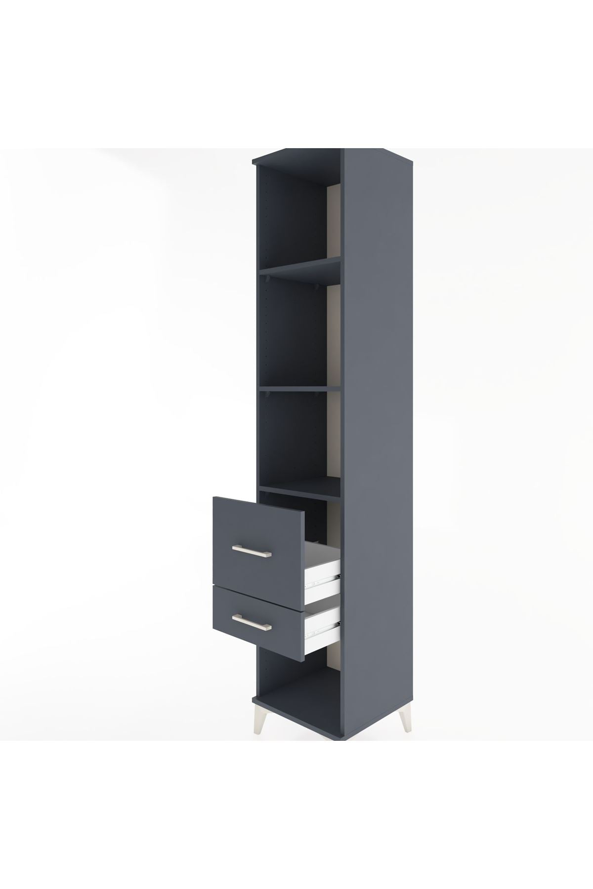 Hyperion Dolap 3 Raflı 2 Çekmeceli 44x44x221 - S61M095V5B