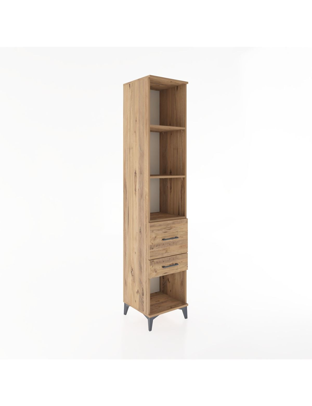 Hyperion Dolap 3 Raflı 2 Çekmeceli 44x44x221 - S61M095V9B