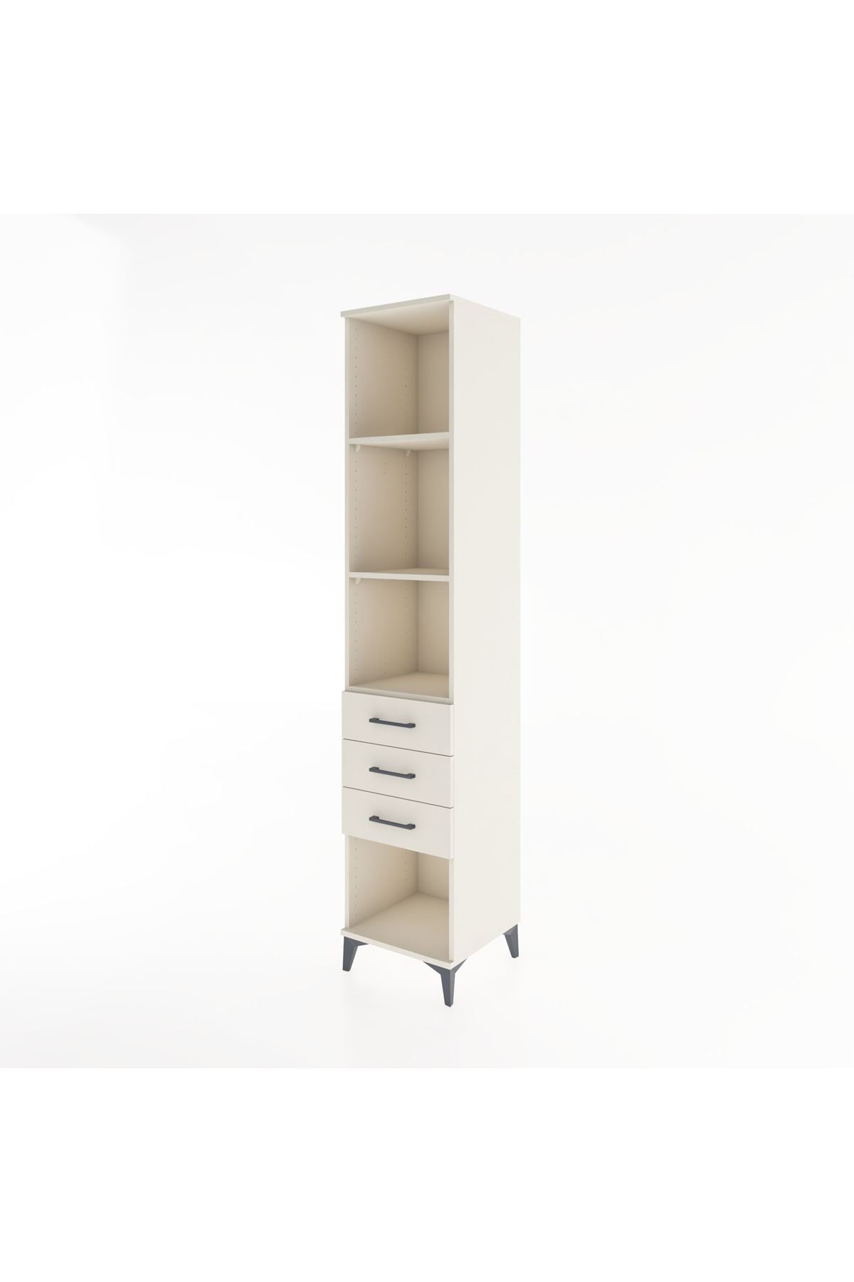Hyperion Dolap 3 Raflı 3 Çekmeceli 44x44x221 - S61M096V1B