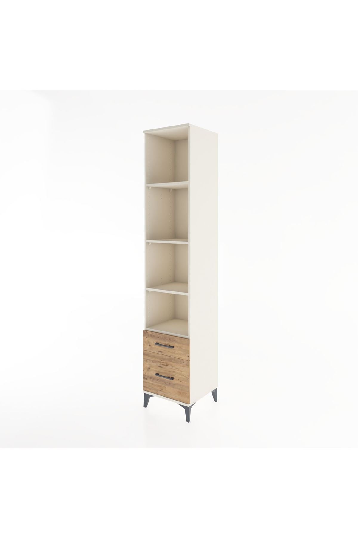 Hyperion Dolap 4 Raflı 2 Çekmeceli 44x44x221 - S61M098V3B