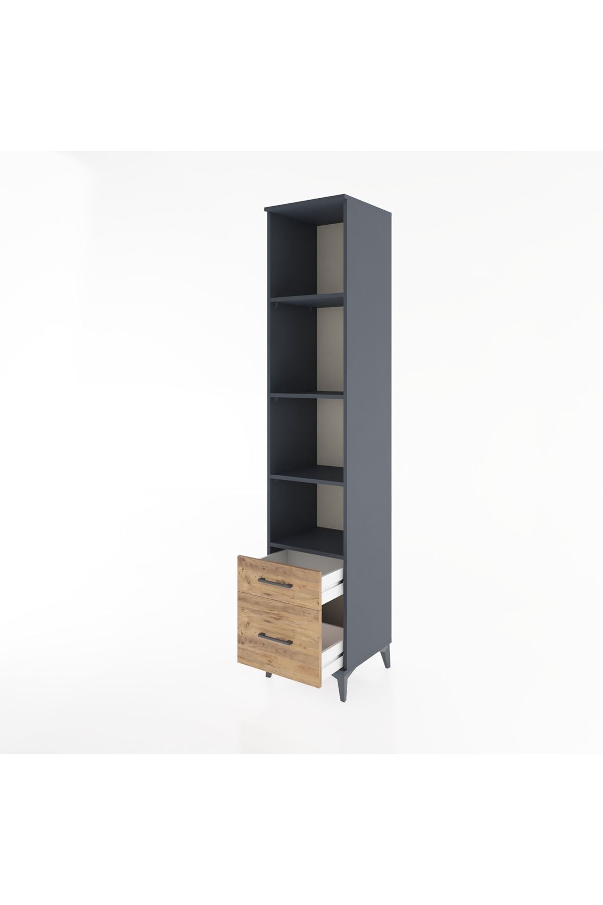 Hyperion Dolap 4 Raflı 2 Çekmeceli 44x44x221 - S61M098V6B