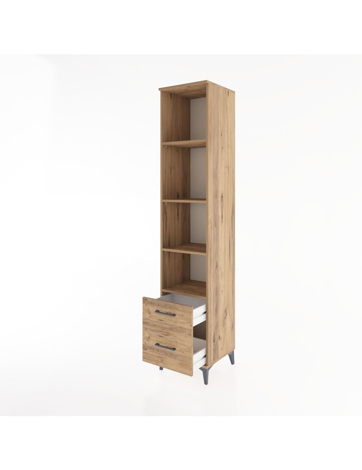 Hyperion Dolap 4 Raflı 2 Çekmeceli 44x44x221 - S61M098V9B