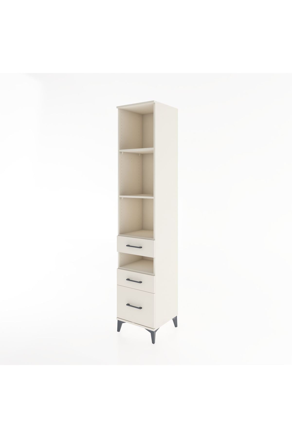 Hyperion Dolap 4 Raflı 3 Çekmeceli 44x44x221 - S61M099V1B