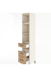 Hyperion Dolap 4 Raflı 3 Çekmeceli 44x44x221 - S61M099V3B