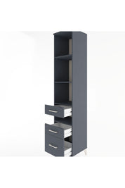 Hyperion Dolap 4 Raflı 3 Çekmeceli 44x44x221 - S61M099V5B