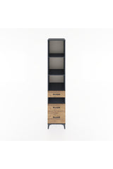 Hyperion Dolap 4 Raflı 3 Çekmeceli 44x44x221