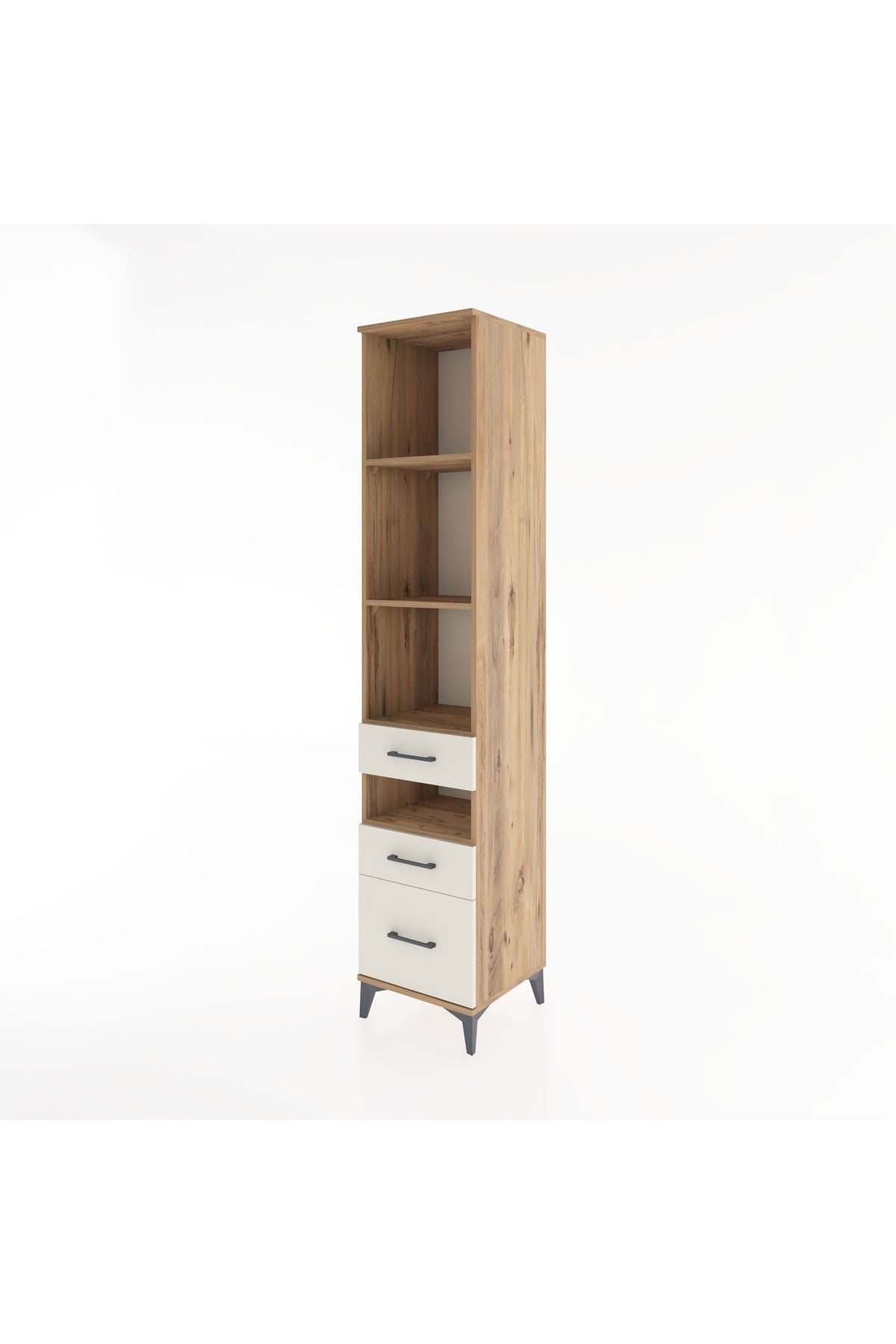 Hyperion Dolap 4 Raflı 3 Çekmeceli 44x44x221 - S61M099V7B