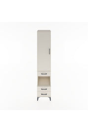Hyperion Dolap 4 Raflı 3 Çekmeceli Tek Kapaklı 44x44x221 - S61M101V1B