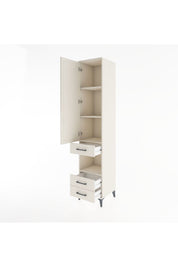 Hyperion Dolap 4 Raflı 3 Çekmeceli Tek Kapaklı 44x44x221 - S61M101V1B
