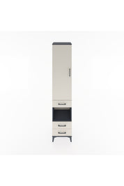 Hyperion Dolap 4 Raflı 3 Çekmeceli Tek Kapaklı 44x44x221 - S61M101V4B
