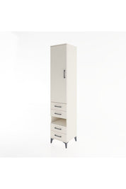 Hyperion Dolap 3 Raflı 4 Çekmeceli Tek Askılı 44x44x221 - S61M102V1B