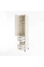 Hyperion Dolap 3 Raflı 4 Çekmeceli Tek Askılı 44x44x221 - S61M102V1B