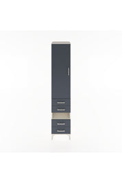 Hyperion Dolap 3 Raflı 4 Çekmeceli Tek Askılı 44x44x221 - S61M102V2B