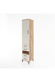 Hyperion Dolap 3 Raflı 4 Çekmeceli Tek Askılı 44x44x221 - S61M102V7B