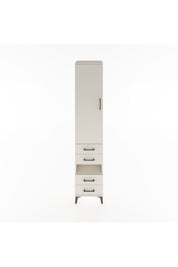 Hyperion Dolap 4 Raflı 4 Çekmeceli Tek Kapaklı 44x44x221 - S61M103V1B