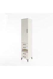 Hyperion Dolap 4 Raflı 4 Çekmeceli Tek Kapaklı 44x44x221 - S61M103V1B