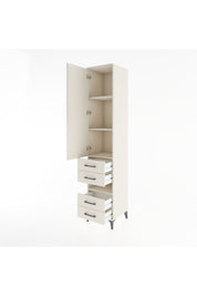 Hyperion Dolap 4 Raflı 4 Çekmeceli Tek Kapaklı 44x44x221 - S61M103V1B