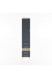 Hyperion Dolap 4 Raflı 4 Çekmeceli Tek Kapaklı 44x44x221 - S61M103V2B