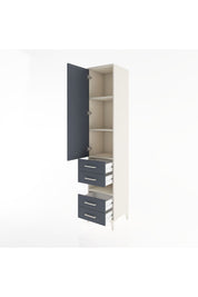 Hyperion Dolap 4 Raflı 4 Çekmeceli Tek Kapaklı 44x44x221 - S61M103V2B