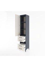 Hyperion Dolap 4 Raflı 4 Çekmeceli Tek Kapaklı 44x44x221 - S61M103V4B