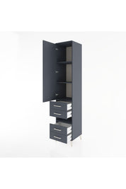 Hyperion Dolap 4 Raflı 4 Çekmeceli Tek Kapaklı 44x44x221 - S61M103V5B