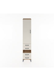 Hyperion Dolap 4 Raflı 4 Çekmeceli Tek Kapaklı 44x44x221 - S61M103V7B