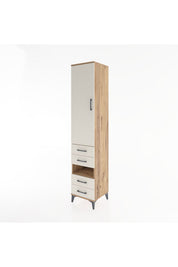 Hyperion Dolap 4 Raflı 4 Çekmeceli Tek Kapaklı 44x44x221 - S61M103V7B