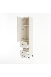 Hyperion Dolap 3 Raflı 3 Çekmeceli Tek Askılı 44x44x221 - S61M104V1B